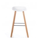 Стул барный SIGNAL STING белый/дуб